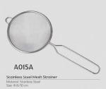 Cheap design kitchen helper sieve strainer stainless steel fine mesh flour