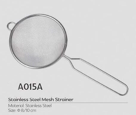 Cheap design kitchen helper sieve strainer stainless steel fine mesh flour strianer