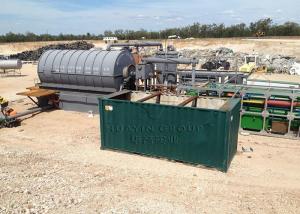 China Rubber Waste Tyre Pyrolysis Plant 5 Ton Waste Tyre Recycling Plant factory
