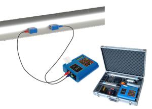 China Portable Ulstrasonic Magnetic Flow Meter For Volumetric Measurement Non Contact Corrosion Resistance factory