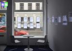 Window Display Magnetic Light Box For Real Estate , Crystal Led Hanging Light