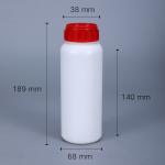 HDPE Plastic Bottle With Seal Lid For Chemical Solvents Packaging Other