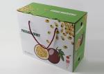 PP Handle Small Product Boxes , Custom Printed Retail Boxes For Fruit Packaging