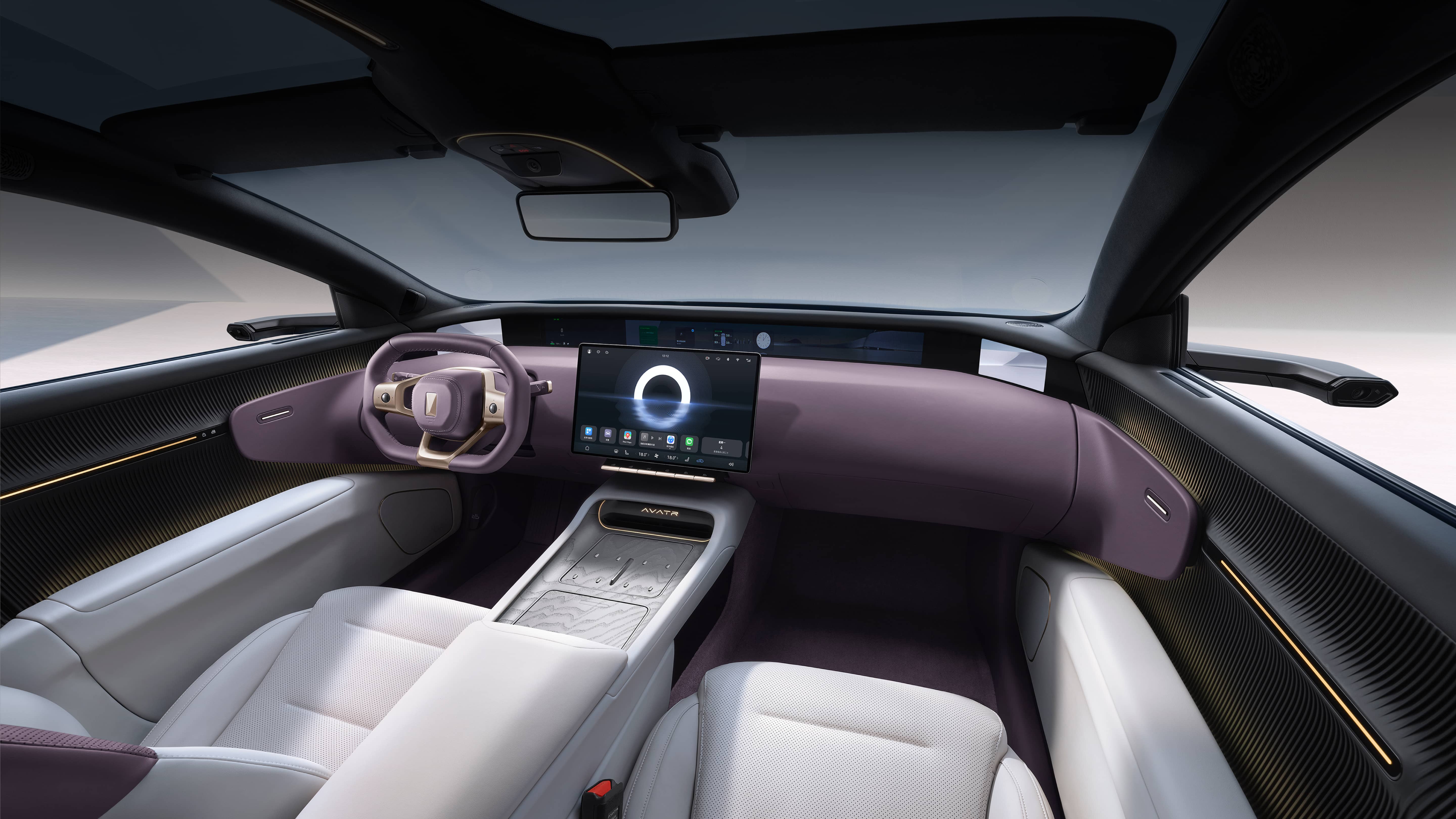 Changan Avatr 12 Energy Vehicles Dual Motor Electric Gearbox 5 Seater EV Sedan Long Range 2024 Edition