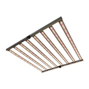 China RedFarm 650W 8Bars Foldable LED Grow Lights Samsung LM301B For Commercial Cannabis factory