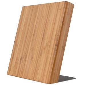 China Standing Universal Bamboo Knife Block Custom Shaped For Kitchen Ware factory
