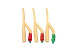 medical consumable 2 way disposable suction catheter tube Latex material
