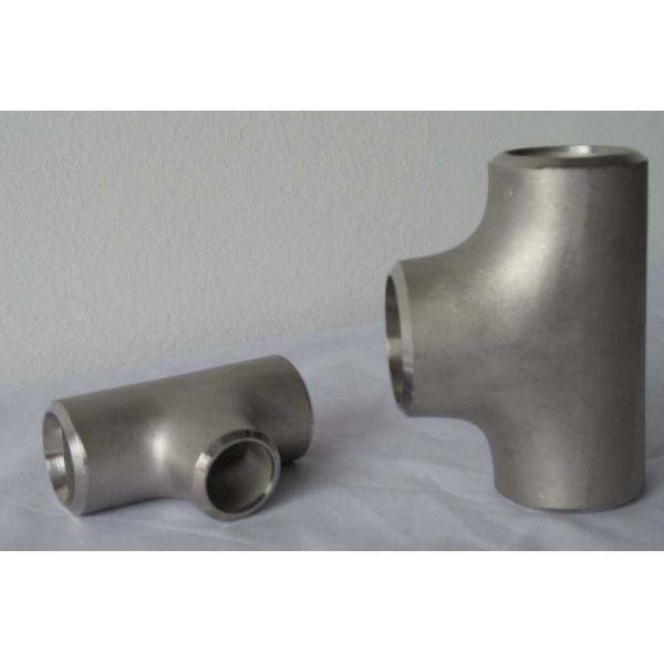 China ASME B16.9 butt welding pipe fitting stainless steel tee factory