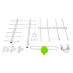 Long Range 4K Amplified Digital Tv Antenna Indoor Outdoor 15dBi Gain