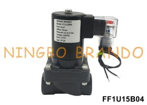 China 1/2'' Anti Corrosion UPVC Solenoid Valve For Chemical Acid Alkali 24V 110V 220V factory