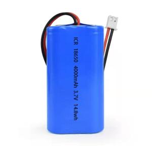 China 4000mah Rechargeable Lithium Battery , 18650 2P 3.7V Li Ion Battery Pack factory