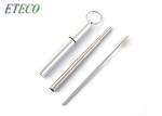 Rainbow Color Food Grade Stainless Steel Straws Environmentally Friendly