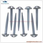 9.5 cm Plastic groundsheet tent peg tent stake tent accessory