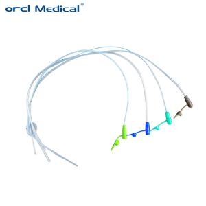 China 120cm Length Enteral Silicone Feeding Tube Fr8 - Fr26 Free Sample factory