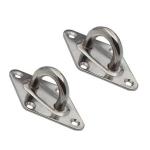 Marine Rigging Hardware Stainless Steel 304 Diamond Eye Plate High Strength