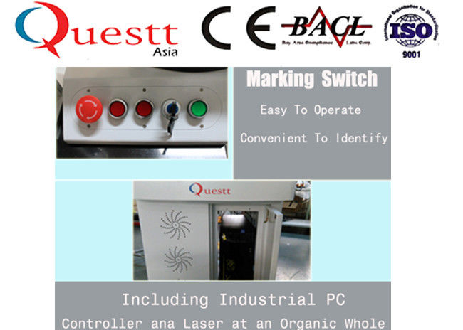 30W Fiber Laser Marking Machine PC Computer Control For Metal Silver Bangle Bracelet