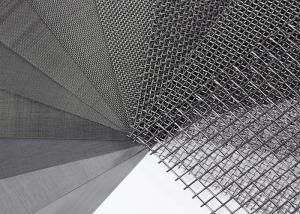 China SS 316 304 Stainless Steel Wire Mesh / Woven Wire Mesh Panels Solvent Resistant factory