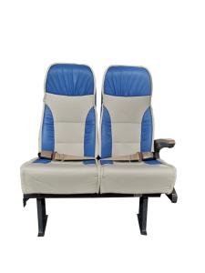 China Integrated Tour Bus Seats , Public Bus Seats Convertible High Safety Rating factory