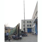 10m locking pneumatic telescopic mast 200kg payloads-mobile telecom mast tower