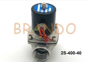 China 2 Position 2 Way Solenoid Valve / Direct Acting Stainless Steel Water Valve factory