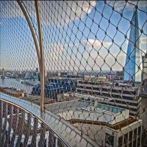 China Heavy Duty Safety  Stainless Steel Wire Rope Mesh Barrier Netting for Construction on sale