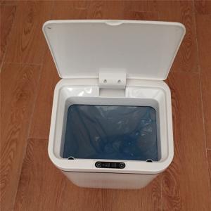 China Anti Finger Oil Sensor Waste Bin Hand Free Induction Type For Hotel factory