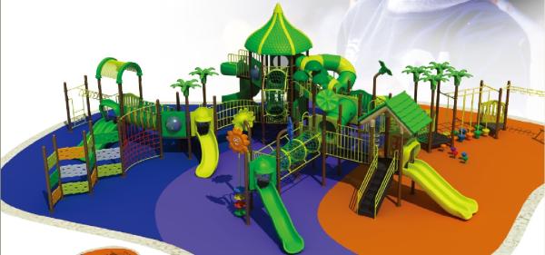 Adventure Large Kids Outdoor Playground and Land Children Amusement Playground