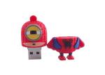 OEM Silicone Rubber Cartoon Character Shape PVC USB Flash Pen Drive 4GB 8GB