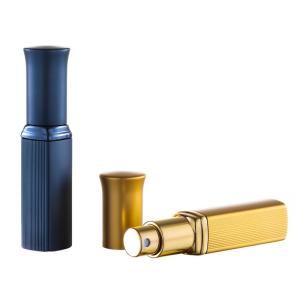 China 6ml Lipstick Tube Square Perfume Spray Pump Anodized Aluminum factory