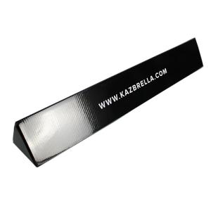 China 4C Printing Triangle Postal Tubes , 300gsm CCNB Black Cardboard Box factory