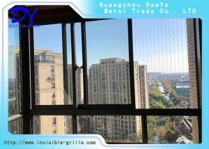 China Anti Corrosion Invisible Balcony Safety Grille For Child Safety factory