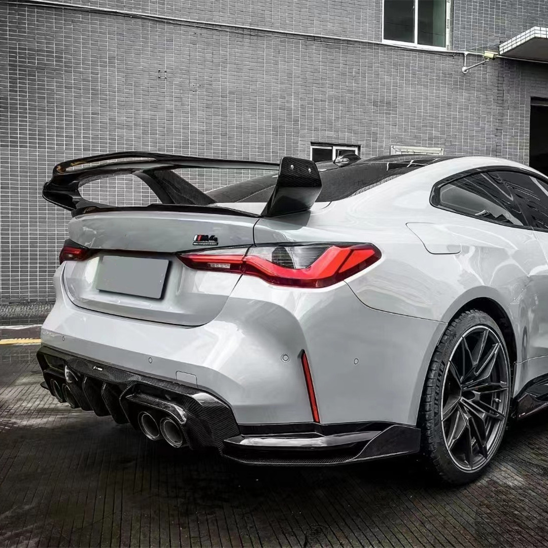 For BMW 4 Series G80 G82 M3 M4 Carbon Fiber Spoiler G80 G82 M3 M4 Upgraded GTR Style Spoiler Wing