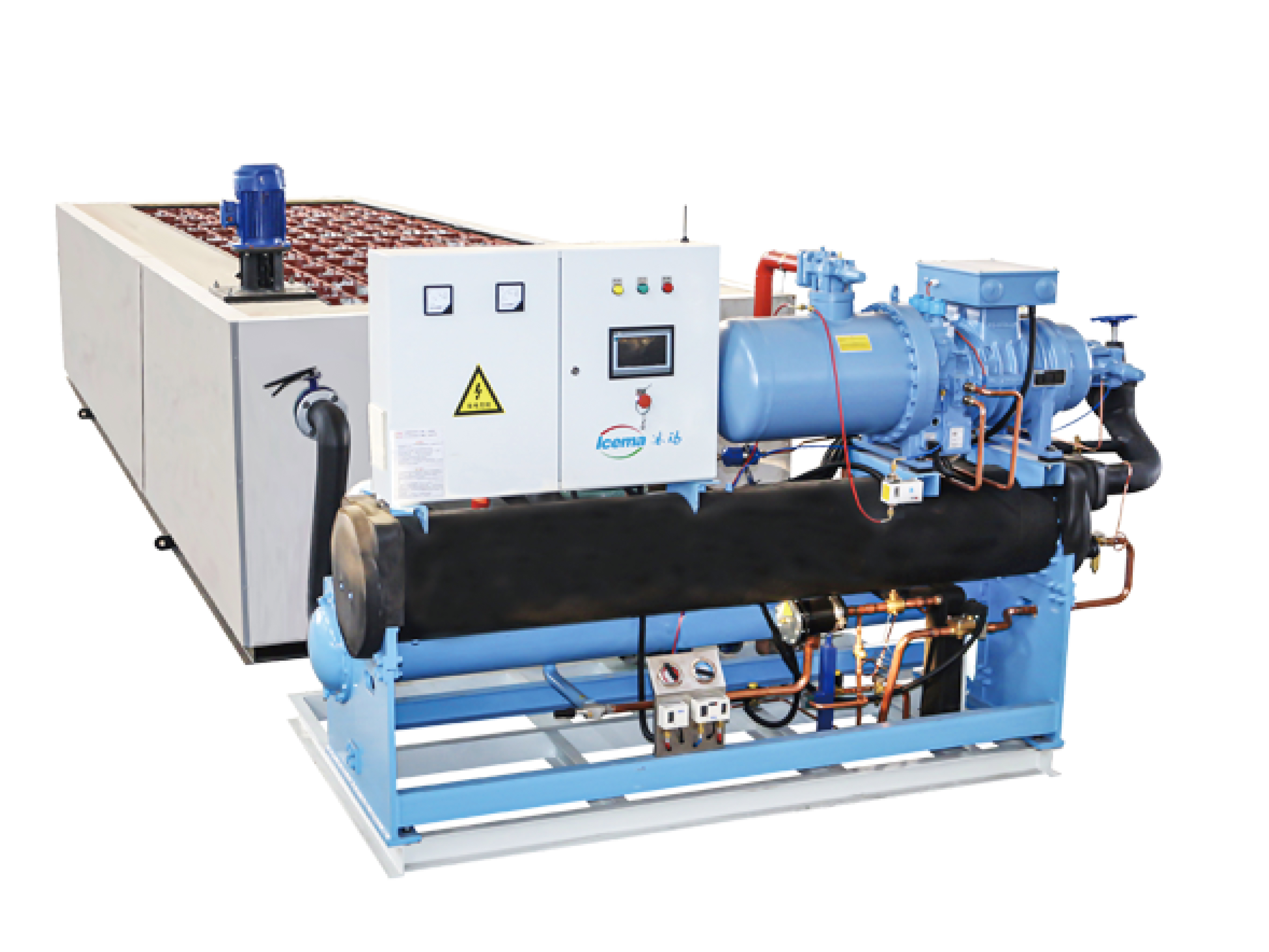 600 KG Customized Industrial Ice Block Ice Making Machine for Energy Mining Operation