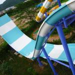 Large Water Park Equipment Fiberglass Adult Water Slide for Theme Park Water