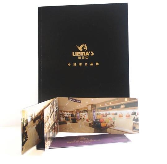 China luxury design fold leaflet booklet printing brochure printing full color all pages factory