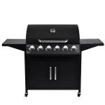 Portable Trolley Cart Bbq Gas Grill Perfect for Outdoor Cooking and Entertaining