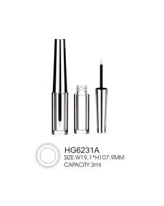 China 3ml Clear Lash Glue Lip Gloss Empty Eyeliner Bottle With Brush Empty Liquid Eyeliner Tube factory