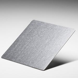 China AISI 0.8mm 201 304 316 1219mm Brushed Vibration Stainless Steel Panel factory