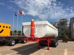 Customizable Dump Semi Trailer 3 Axles Solid Substance Transport Landing Gear