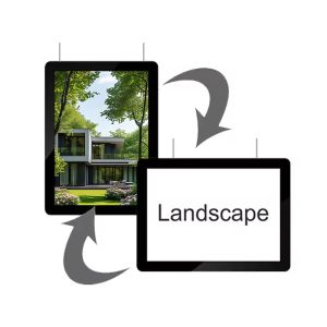 Wall Mounted Window Display Led Lighting Picture Frames Rectangular Crystal