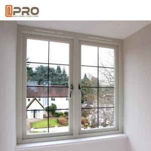 China Dual Glass Aluminium Casement Windows Horizontal Opening Pattern casement sliding window casement aluminium window factory