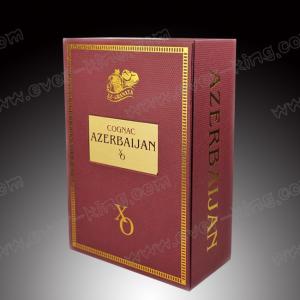China Customized Recycle Magnetic Folding Spirits Glass Packaging Box With Logo factory