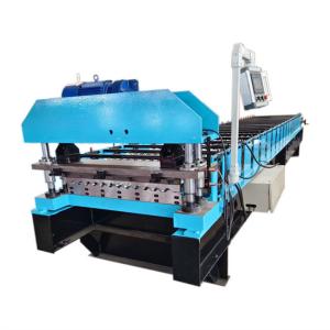 China panel Corrugated Iron Roofing Sheet Making Machine High Speed 15-20m/Min on sale