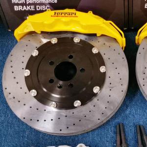 China 400x34mm Carbon Ceramic High Performance Brake Discs Reduced Weight And Residual Torque factory