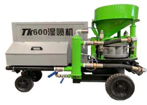 China Wet Dry 7.5kw Concrete Shotcrete Machine Feeding Gunite Sprayer factory