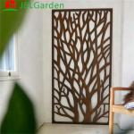 Laser Cut Indoor & Outdoor Decoration Metal Steel Garden Screen Corten