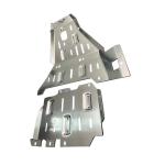 Black Off Road Aluminum Skid Plate for WranglerJL Undercarriage Protection