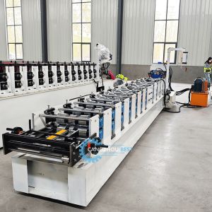 Hydraulic Punching&Pressing Ridge Cap Roll Forming Machine For Roof Tile