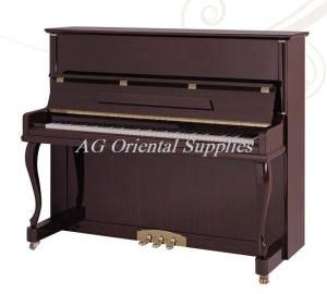 China 88-KEY New Acoustic wooden upright Piano With Stool Teakwood polished color AG-123Z1 factory