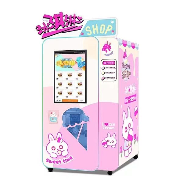 automatic icecream vending machine Self-Service Vending Machine Robot Ice Cream